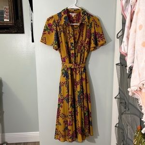 Nanette floral Midi Dress